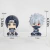 10cm Naruto Anime Figure Naruto Shippuuden Uchiha Itachi Action Figure PVC Collection Model Q Version Kakashi Figurine Doll Toys