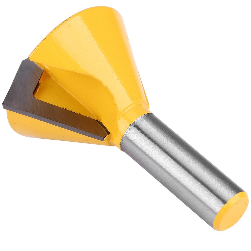 Trimming Router Bit Woodworking Router Bit Set 1/2" Shank Bird's Mouth Glue Joint Router Bit Woodworking Milling Cutter