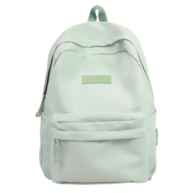 Schoolbag junior high school student schoolbag female college student new simple large-capacity outdoor travel backpack female high school student