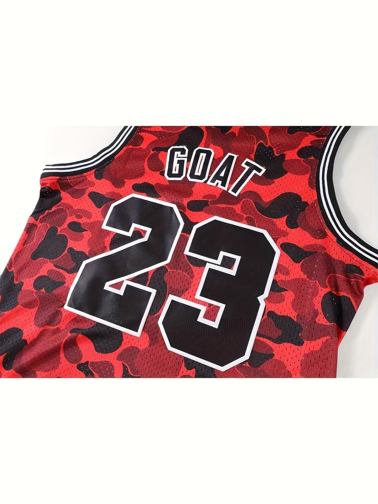 Men's #23 Embroidered Basketball Top, Fashionable Tank Top for Men
