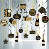 New Year'S Day Theme Party Spiral Pendant New Year'S Eve Ball Decoration Arrangement Vortex Pendant