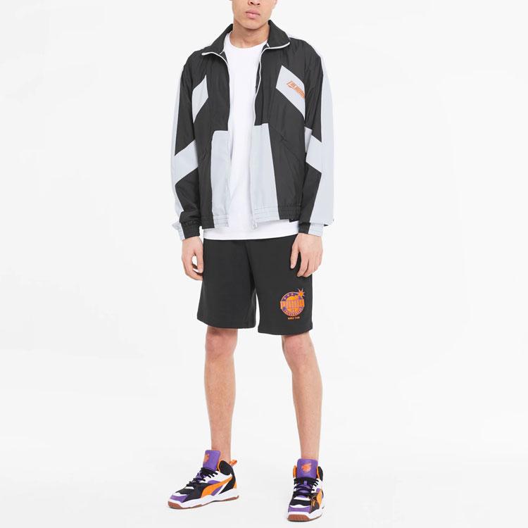 Puma X The Hundreds Retro Zip-Up Track Jacket Men Jackets Black 596747-01