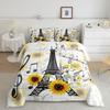 Feelyou Cartoon Car Kids Comforter Set Construction Bedding Set for Boys Toddler Decor Equipment Trucks Comforter Cartoon Car Excavator Trac
