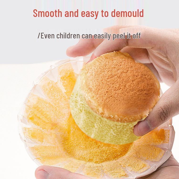 Oil-Proof, High-Temperature Resistant Muffin Cups - Greaseproof Crimped-Edge, Eco-Friendly Oven Liners