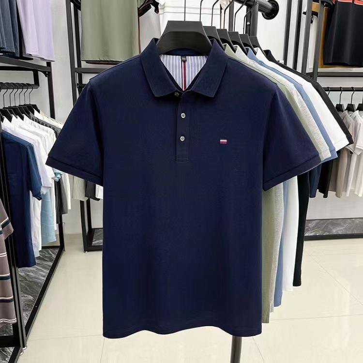 Men's 2026 Summer Casual Polo with Turn-Down Collar - Short-Sleeve Shirt