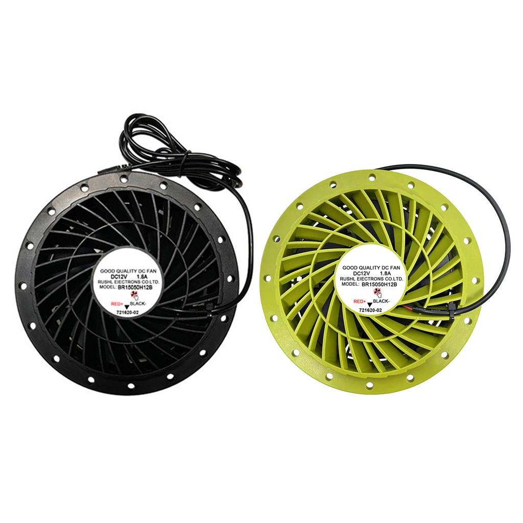 Low Noise 6500RPM Duct Fan Exhaust Blower 12V Ventilation Fan for Bathroom Kitchen Chicken Coop Greenhouse and Warehouse