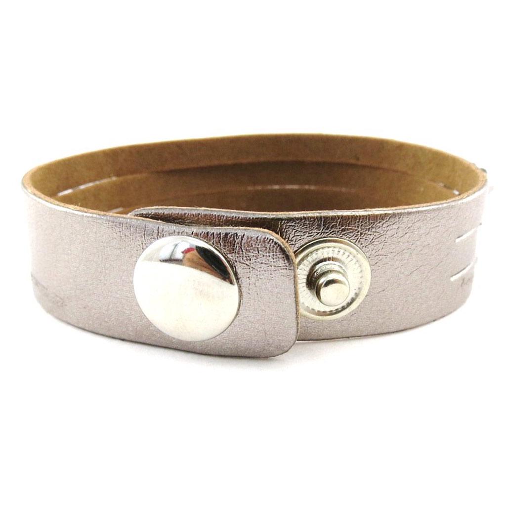 Les Trésors De Lily [J2020] – Graues Designer-Armband „Sissi“.