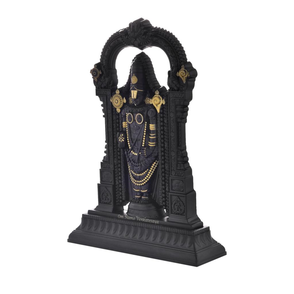 Metal Tirupati Balaji Lord Venkateshwara Statue Idol for Pooja, Home Temple, Office Décor and Gift
