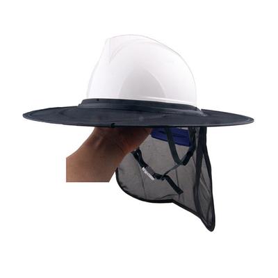 Casco di sicurezza riflettente per edilizia, protezione per il collo, casco parasole, strisce riflettenti, kit di protezione solare estiva, prevenzione delle scottature