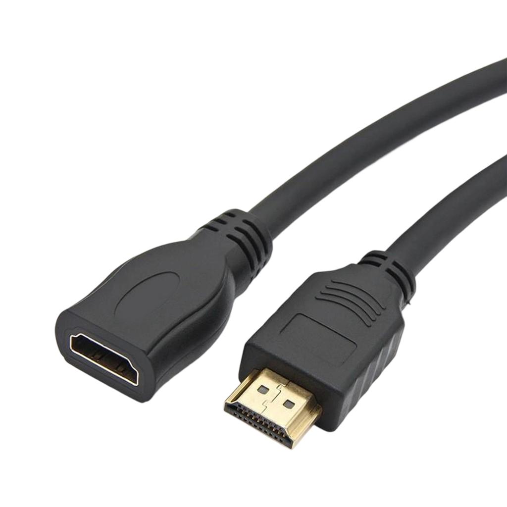 Fast Speed HDTV Cable 1080P Male to Female Video Display Cable for HDTV Laptop Projector Computer Gaming Console
