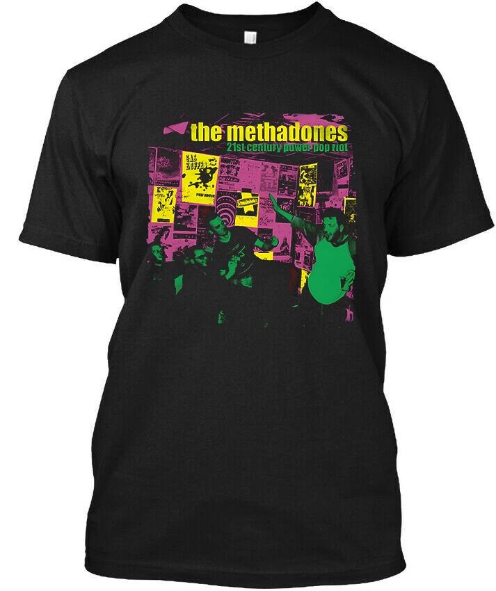 Men s and Women s T-shirts Limited New Popular The Methadones 21st Century Power Riot Logo T-Shirt S-4XL XXXL