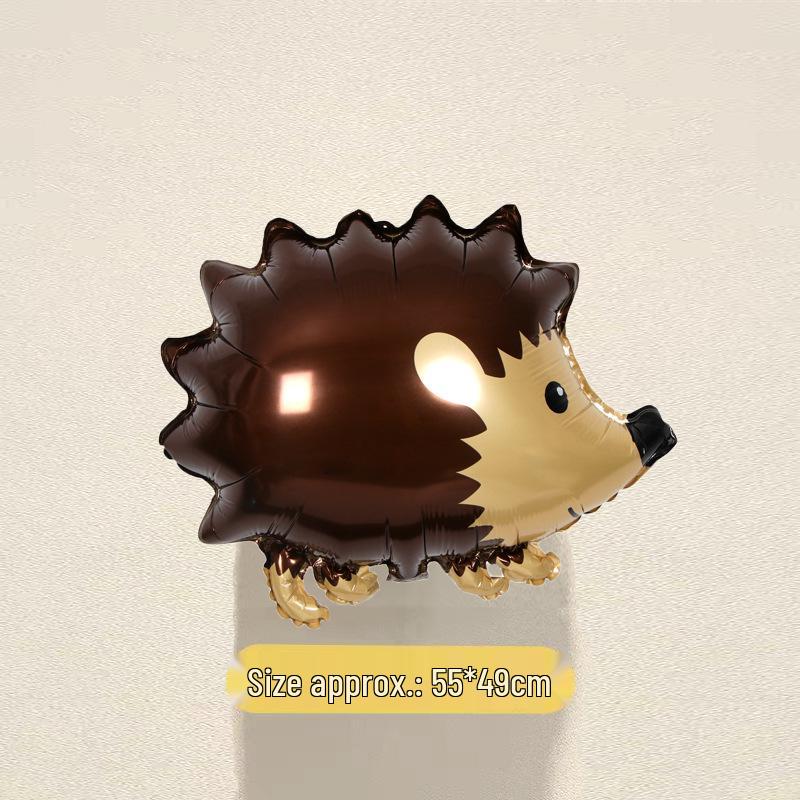 Dinosaur & Forest Animal Balloon Arrangement for Children's Party: Lion, Rabbit, Tiger Decor