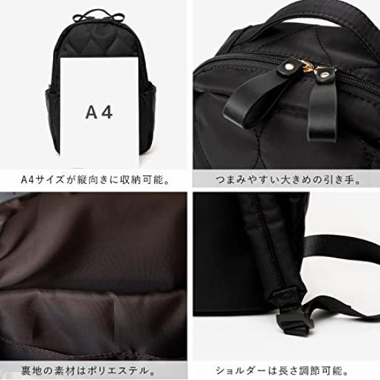 Vita Felice 16 Pocket Bag Backpack Stylish Parent and Child Matching Look Coordination Parent and Child Matching Water Repellent High Density Nylon