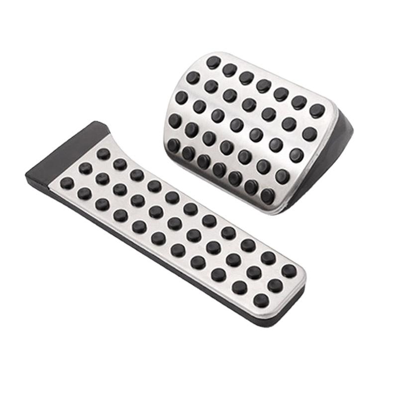 For Mercedes Benz C E Class CLS GLK SLK W205 W213 X253 2016- Stainless Steel Car Gas Fuel Brake Pedal Trim Car Accessories серебряный