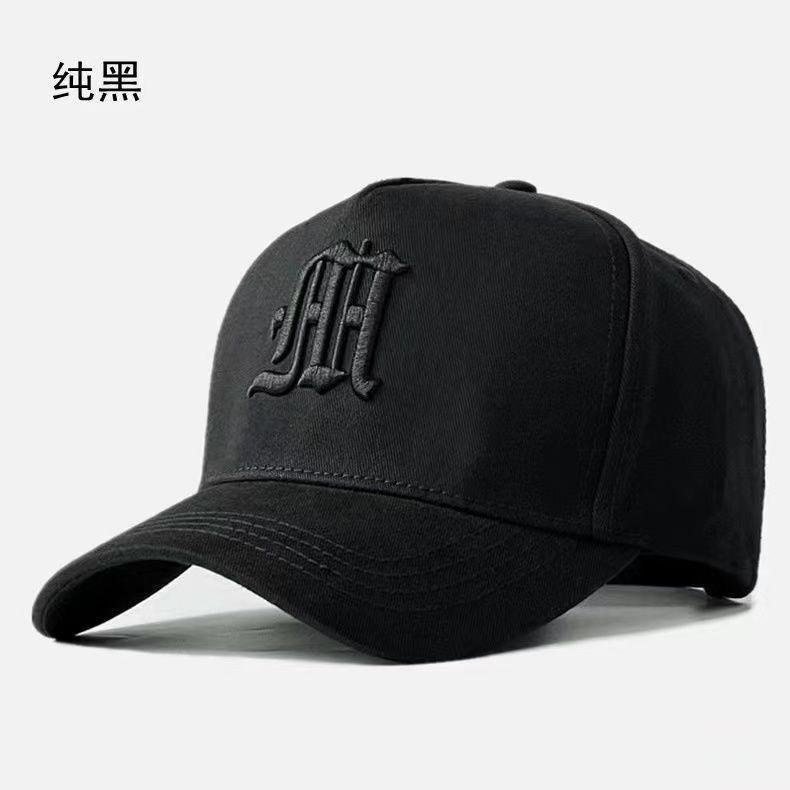 New fashion cap men's high top hat summer big head circumference casual versatile baseball cap women show small face
