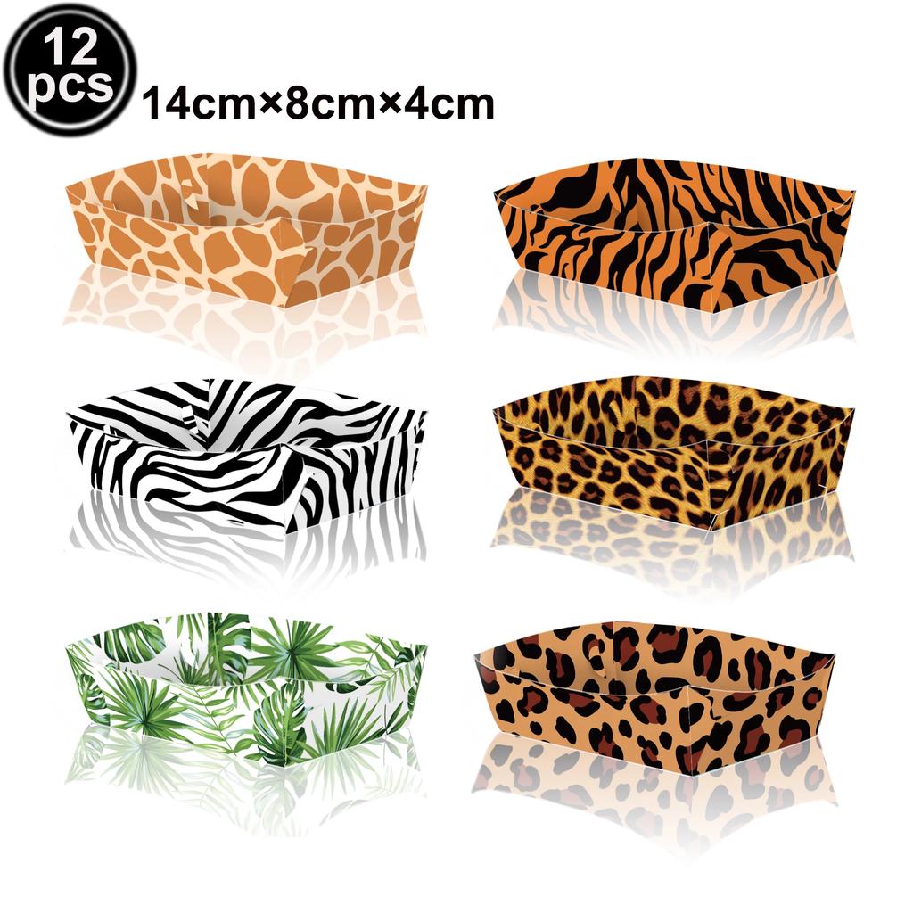 Rosa Leopard Geburtstagsparty Dekoration Tier Leopard Thema Geschirr Becher Teller Banner Ballons Geburtstagsparty Zubehör Geschenke