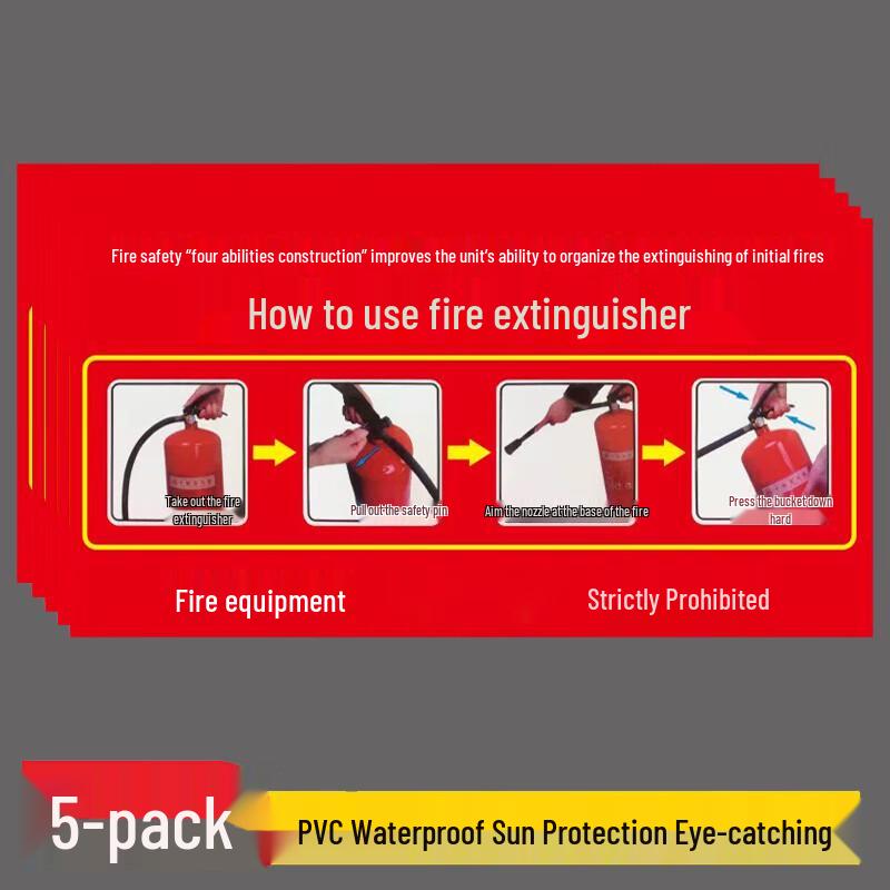 Cheetah Lion Fire Safety Warning Signs & Labels