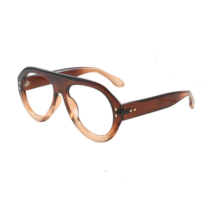 

New Brand Design Acetate Double Beam Pilot Men Myopia Optical Prescription Presbyopia Anti Blue Light Women Short Light Eyewear 0