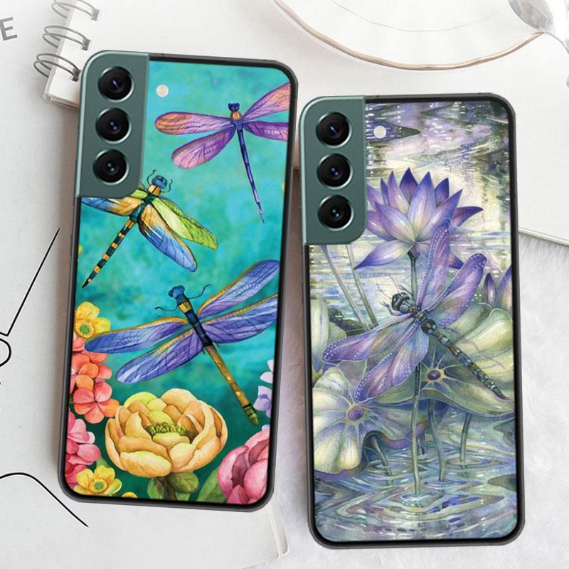 Dragonfly Phone Case For Galaxy A55 A35 A25 A15 A03S A04S A05S Samsung A20E A30 A40 A50 A70 A71 A51 A41 A31 A10S A21S Cover Capa