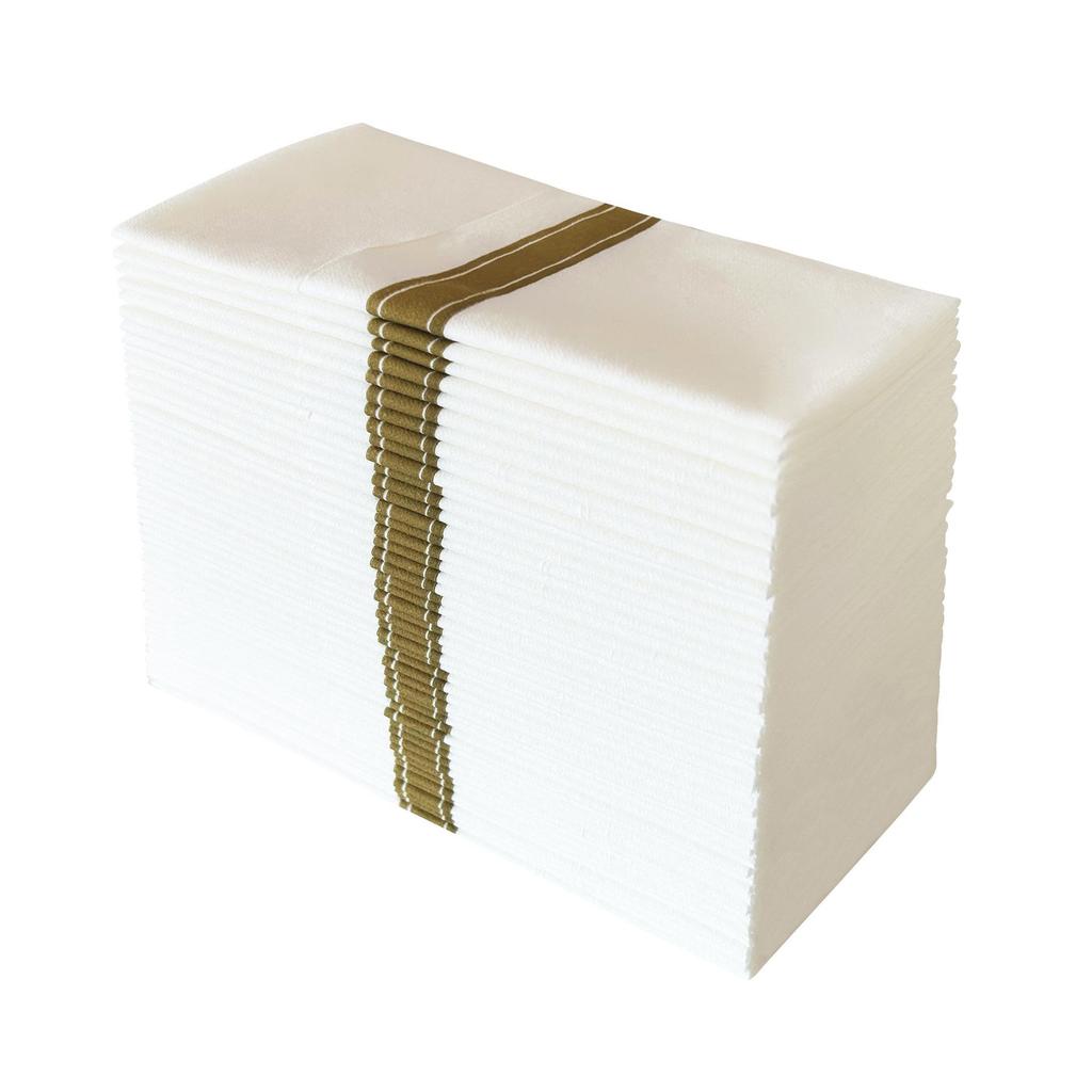 Striped Knife & Fork Disposable Napkin Placemat for Hotels & Restaurants