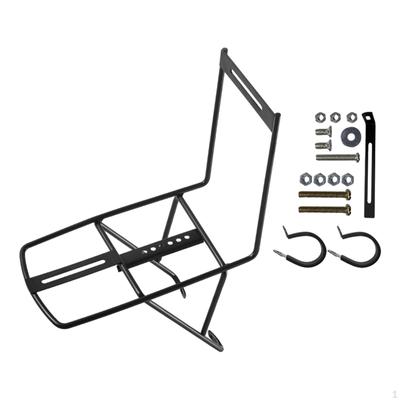 Bike Front Cargo Rack Bag Luggage Shelf Bicycle Fork Mount Easy To Install for