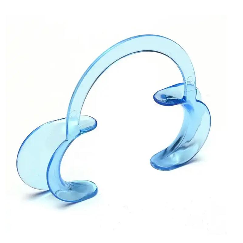 10 ks Zubní otvírač úst C tvar Autoklávovatelný Odolný Dezinfekce Jednorázový Intraorální Otvírač tváří a rtů Zubní nástroj