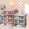 Plastic Desktop Storage Box Multi-Tier Storage Shelf Convenient Desktop Organizer Drawer