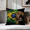 retro pattern Brazil vintage art soft pillowcase Sofa Living Room Home office Decor Protective Covers party hogar pillow cover