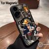Anime Ones Pieces Luffys Zoros Phone Case For Samsung Galaxy S25 S24 S23 S22 S21 S20 FE Plus Ultra 5G Matte Magnetic