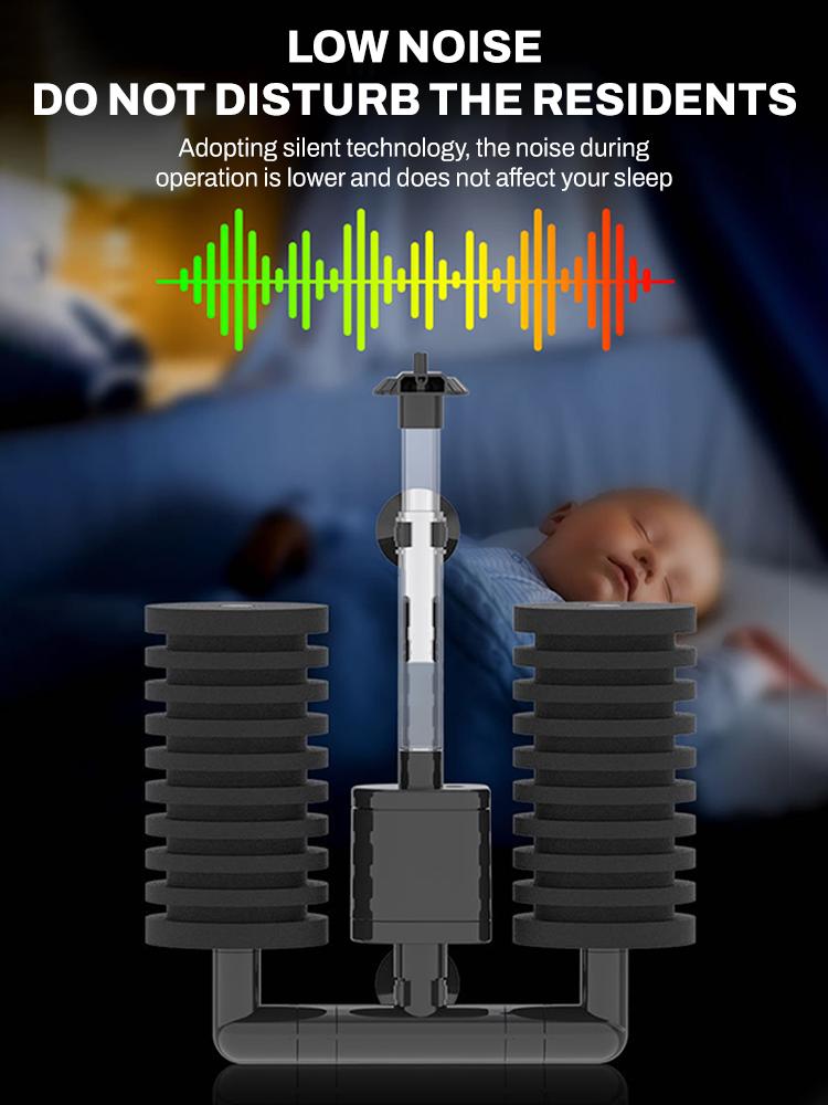 Aquarium Luftpumpe Skimmer / Biochemischer Schwammfilter Mit Luftpumpe, Aquariumfilter für Aquarium Aquarium Luftpumpe Skimmer