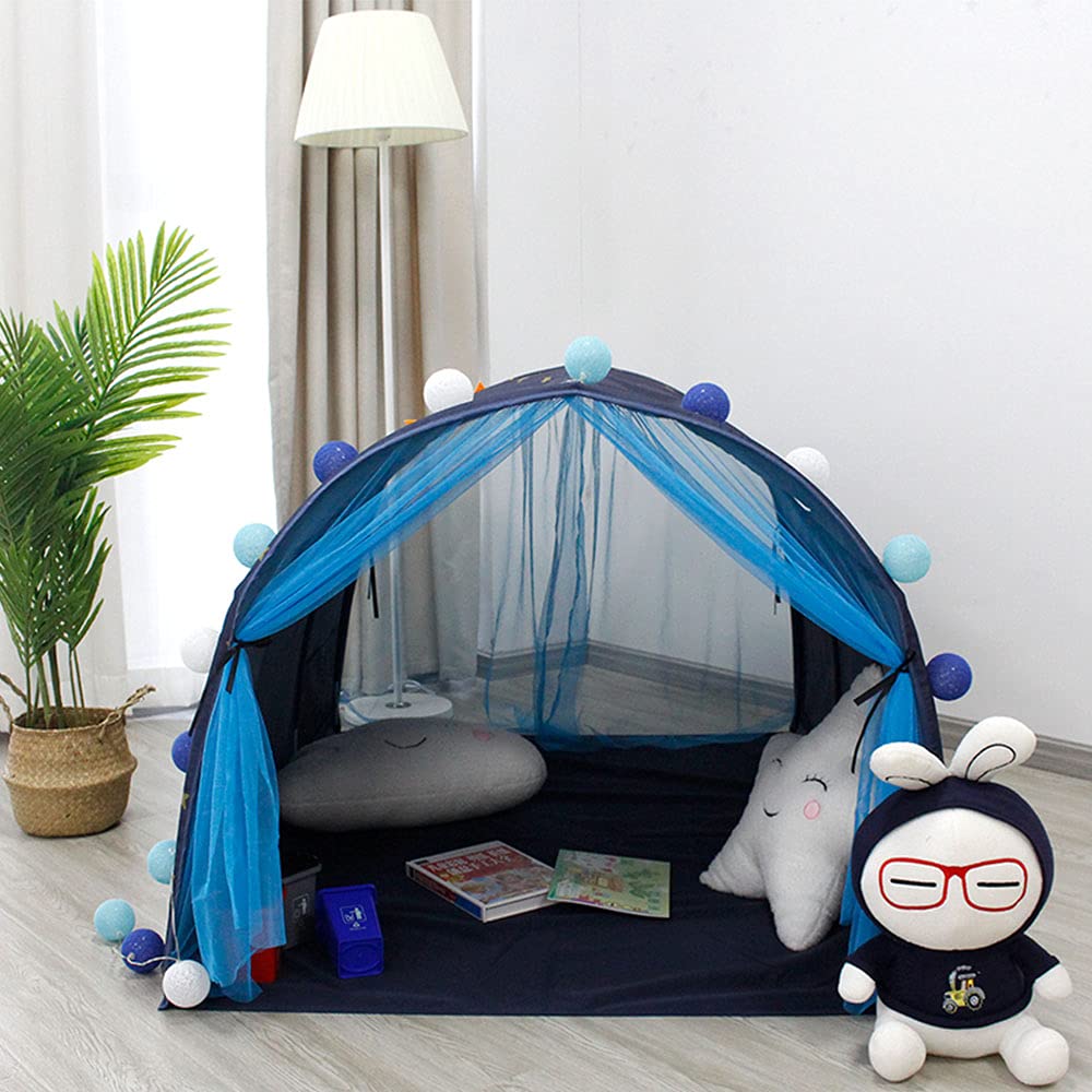 OSC Kids Tent Bed Tent Indoor Tent Sleeping Tent Playhouse Kids Play Tent with Net Privacy Space Game House Sleeping Bag Tent Christmas with Birthday