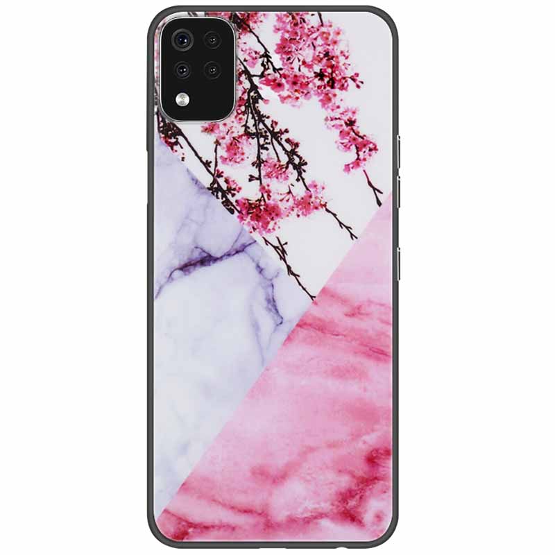 Phone Case For LG K42 K52 K62 Q52 Case Soft Painted Wolf Silicone Black Covers For LG K62 Cases K 42 Shockproof Funda for LGK52