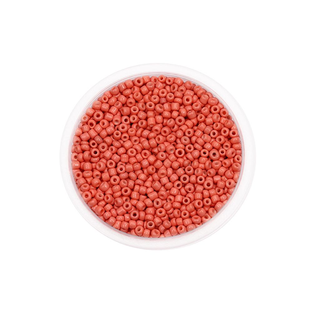 33-Color Solid Glass Beads for DIY Jewelry & Beaded Bracelets
