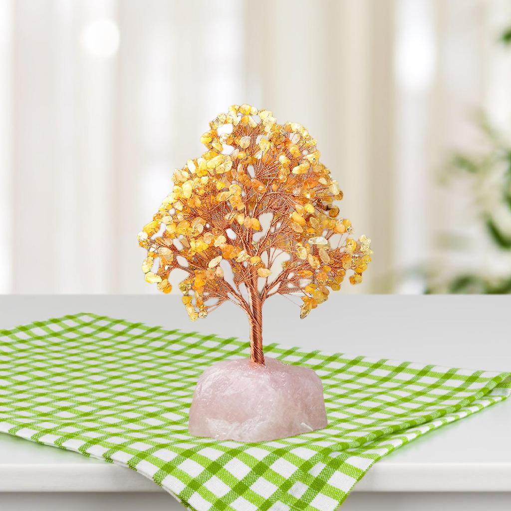 Money Tree Sculpture Chinese Good Luck Decoration for Festival Party Cabinet