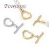 18K Gold Plated Toggle Clasp For Jewelry,Bracelets Locks,OT Clasp For Jewellery,Necklace Clasps Connectors,DIY Accessories