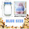 laffeya 20 Reble Mason Jar Bags for Cookies, Nuts, Candies, Great for Picnics, Camping, Sealable Spice Storage Bags