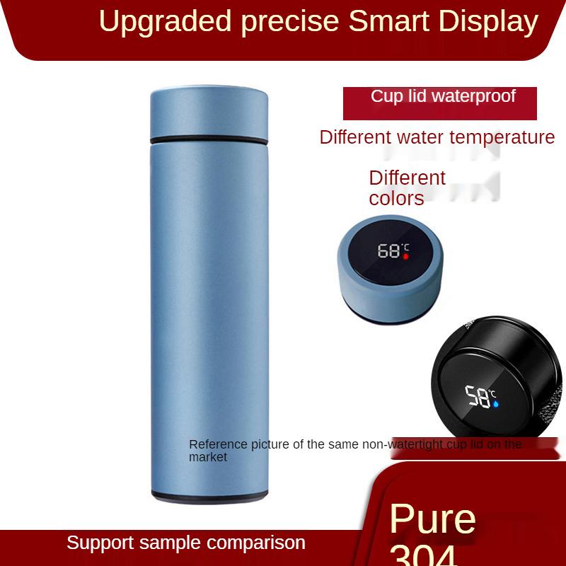 500 Ml Digital Thermos Cup Intelligent Temperature Display Water Bottle Heat Preservation Vacuum Thermos Flask For Coffee Tea