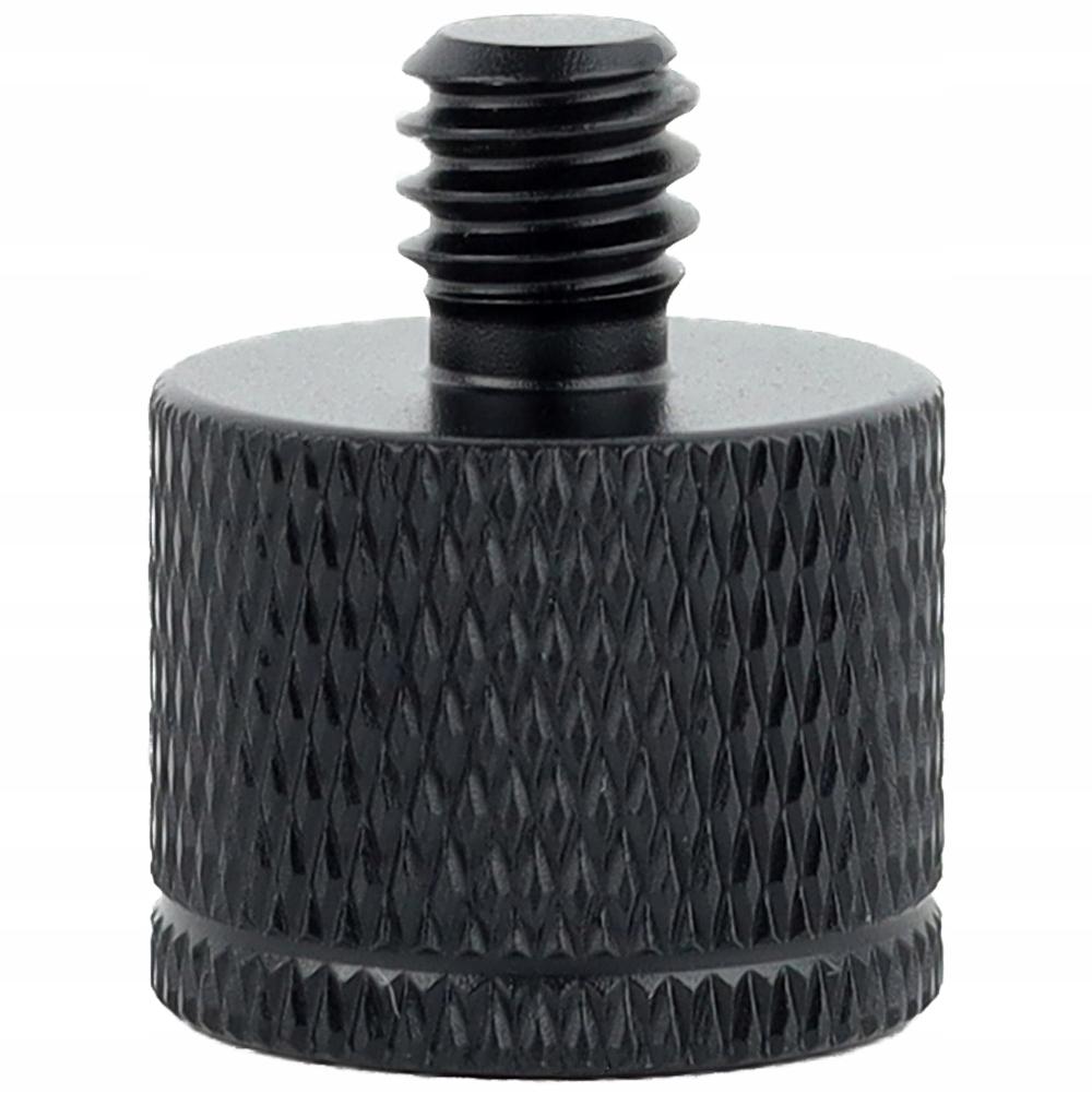 Adapter sleeve reduction 1/4" to M5 tripod black for 20 mm tripod