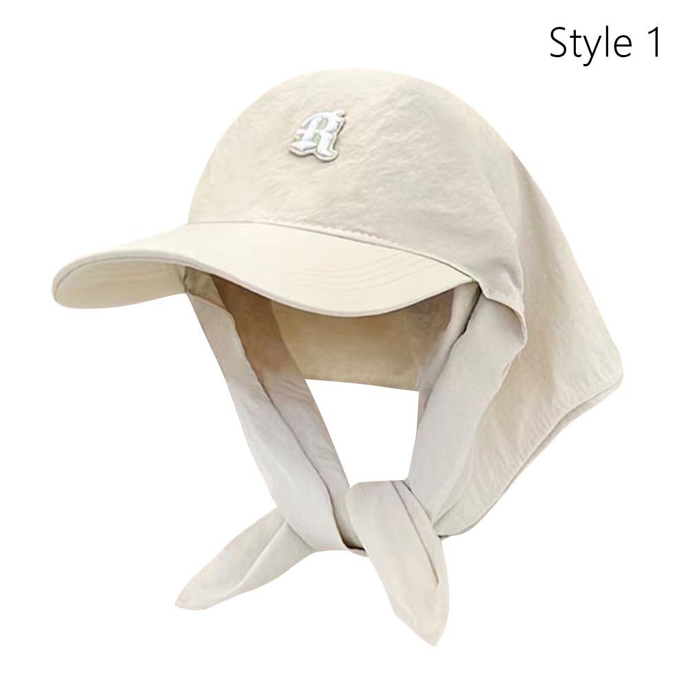 Quick Drying Headscarf Caps UV Neck Protection Peaked Cap Sun Hat for Women Spring and Summer