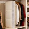 Coat Bags For Closet Storage Large Foldable Multi Compartment Container Wardrobe Bag For Sheet Clothing Bed Organization Dress