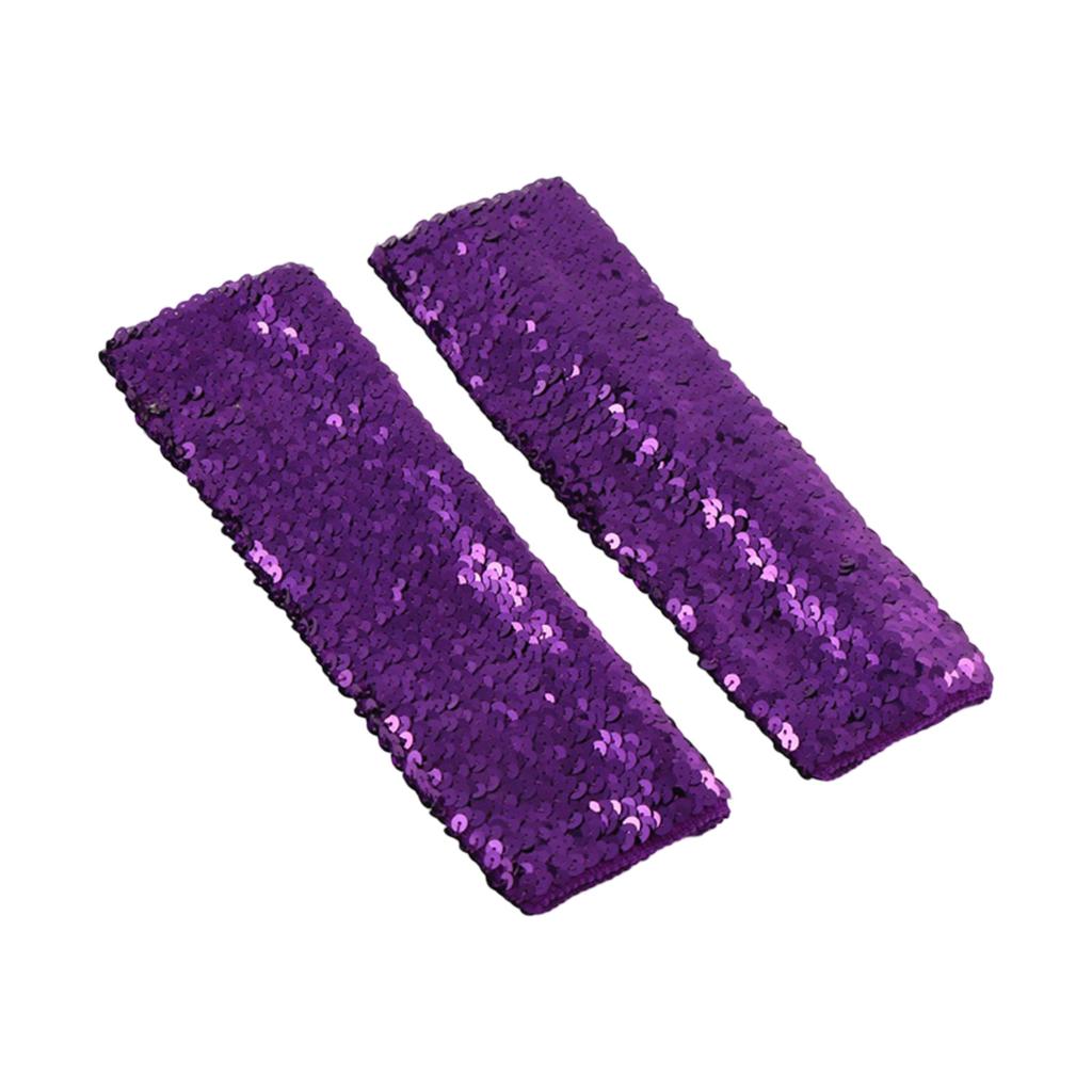 Sparkling Sequined Arm Sleeves For Carnivals Parties And Stage Performances Elastic Arm Sleeves for Various Arm Size