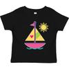 Inktastic Sailboat Girls Sailing Gift Toddler T-Shirt Sail Girl Boat Boating Sun
