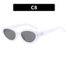 2024 Vintage Cat Eye Women Luxury Sunglasses Fashion Brand Designer Shades UV400 Men Trending Punk Rivets Sun Glasses