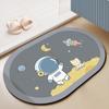 Household Diatomaceous Mud Quick Drying Soft Floor Mat Bathroom Absorbent Non-slip Toilet Toilet Carpet Thickened