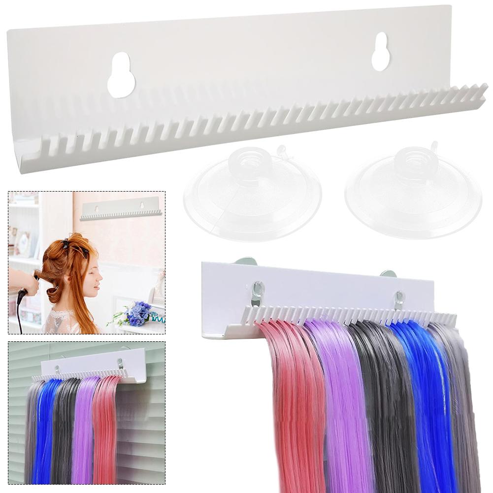 Portable Hair Extension Holder Stand Hair Display Holder Rack Wig Sectioning Organizer Rack for Braiding Hair Beauty Accessories