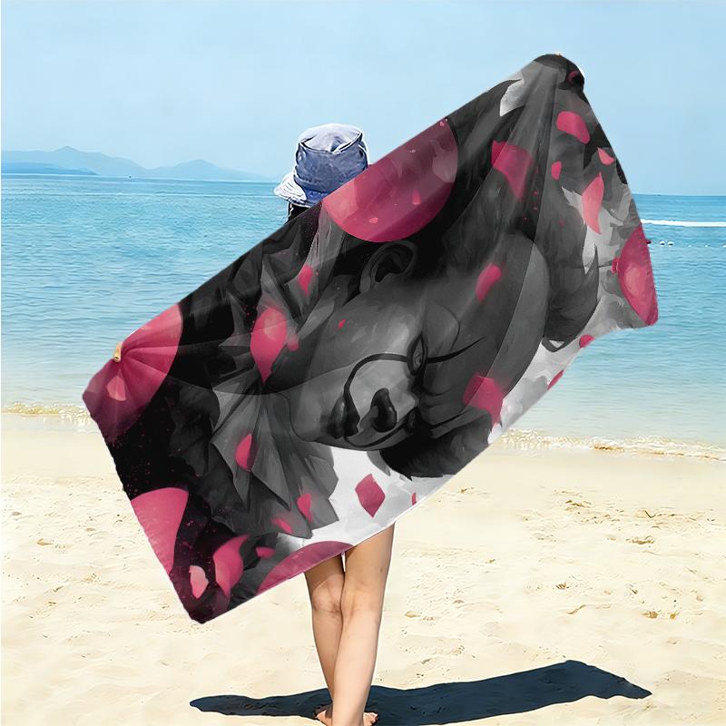 1Pc Clown Room Beach Towel Microfiber Beach Towel Thin Absorbent For Beach Swimming Yoga Bath Sports 0917181