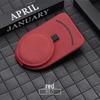 Multifunctional Leather Car Visor Clip: Sunglasses Holder & Card Storage