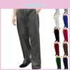 Herren Elastische Trainingshose Mit Bund Gerades Und Weiter Beindesign Lockerer Schnitt Mit Taschen Der Bund