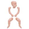 22inch Reborn Baby Doll Lifelike Blank Doll Head Arms Legs Children DIY Toy Baby Doll
