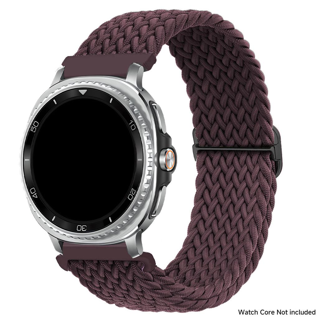 Bracelet en nylon tressé pour Samsung Galaxy Watch 8 40mm 44mm/Watch 8 Classic 46mm Bracelet sans espace pour Galaxy Ultra 2025 Bracelet en nylon